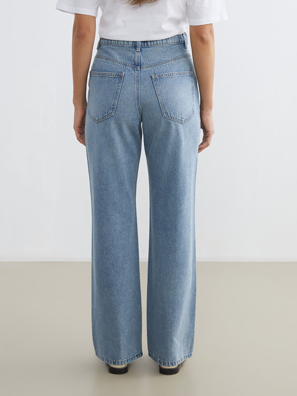 Әйелдер ИНДИГО Джинсы шалбар-3