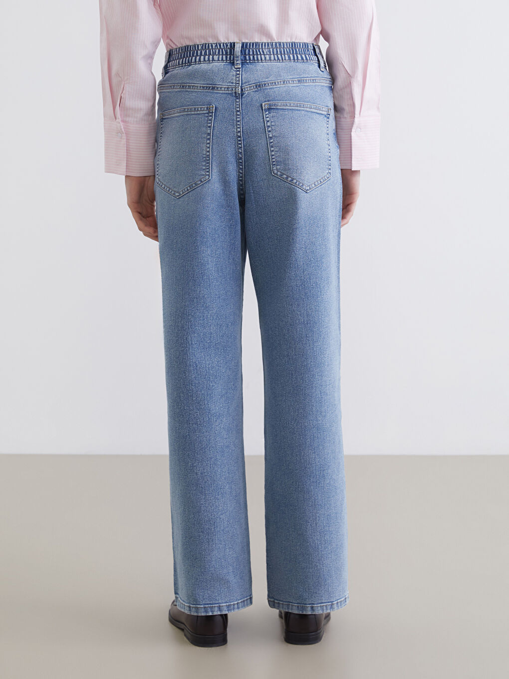 Женщины Индиго Джинсы-3