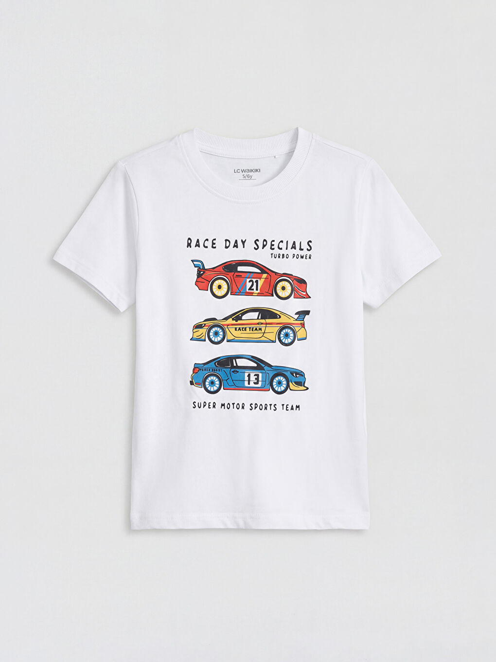 Crew Neck Printed Boys' T-Shirt