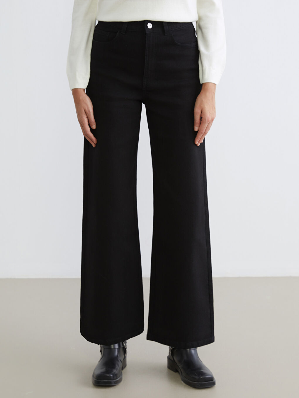 Әйелдер қара Джинсы шалбар-1