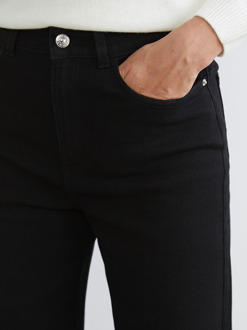 Әйелдер қара Джинсы шалбар-2