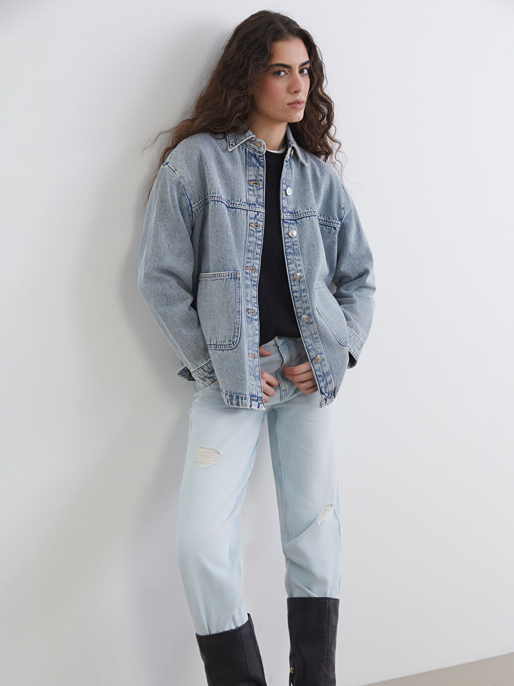 Woman INDIGO Denim Jacket