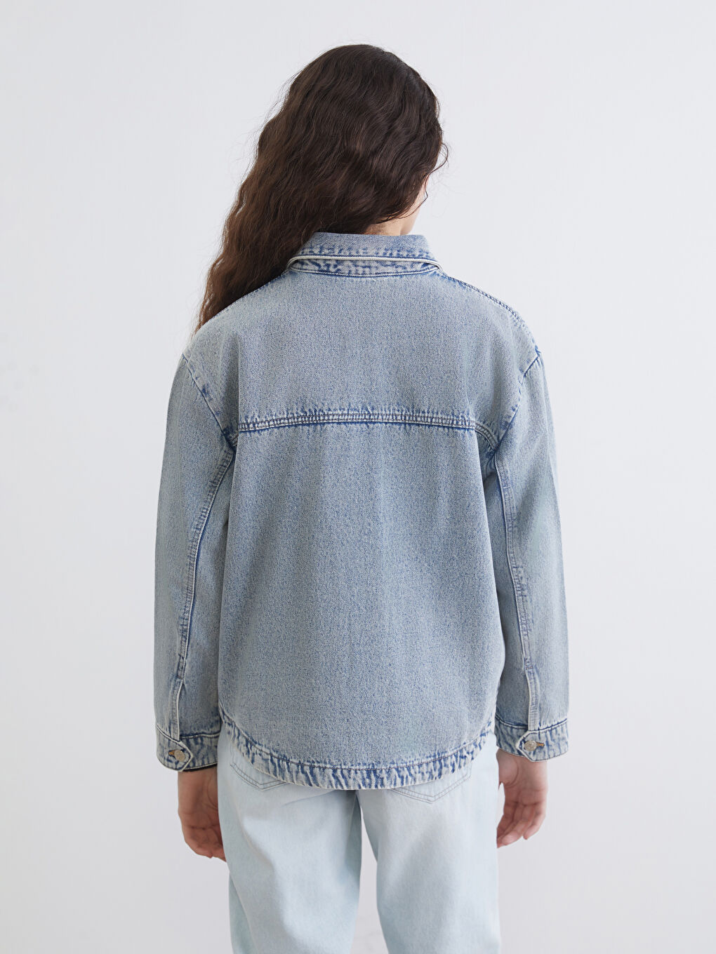Woman INDIGO Denim Jacket-3