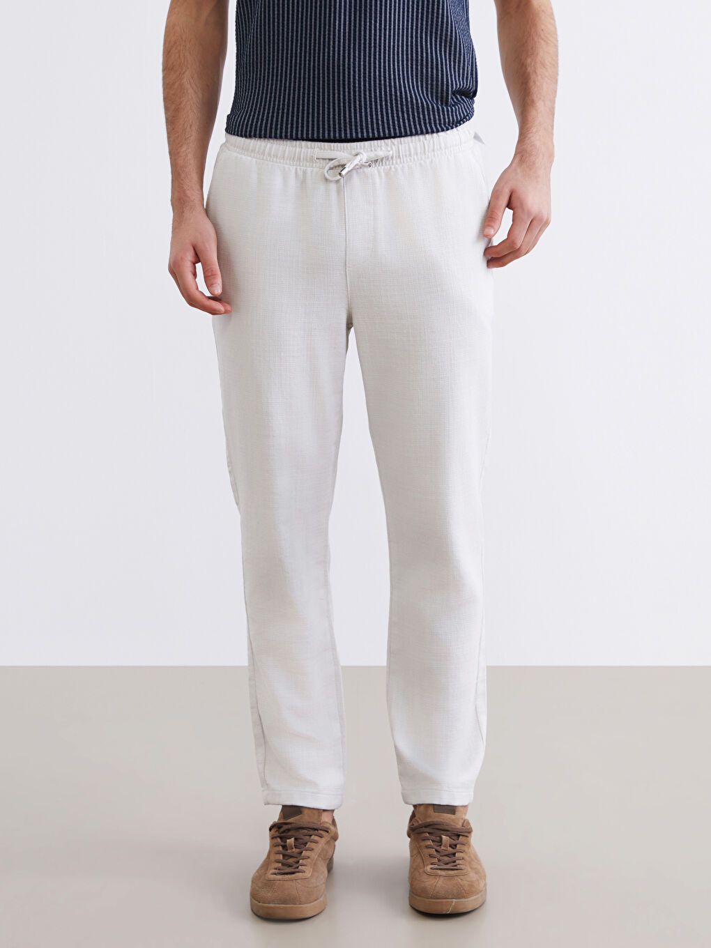 Standart Kalıp Gabardin Erkek Pantolon-2