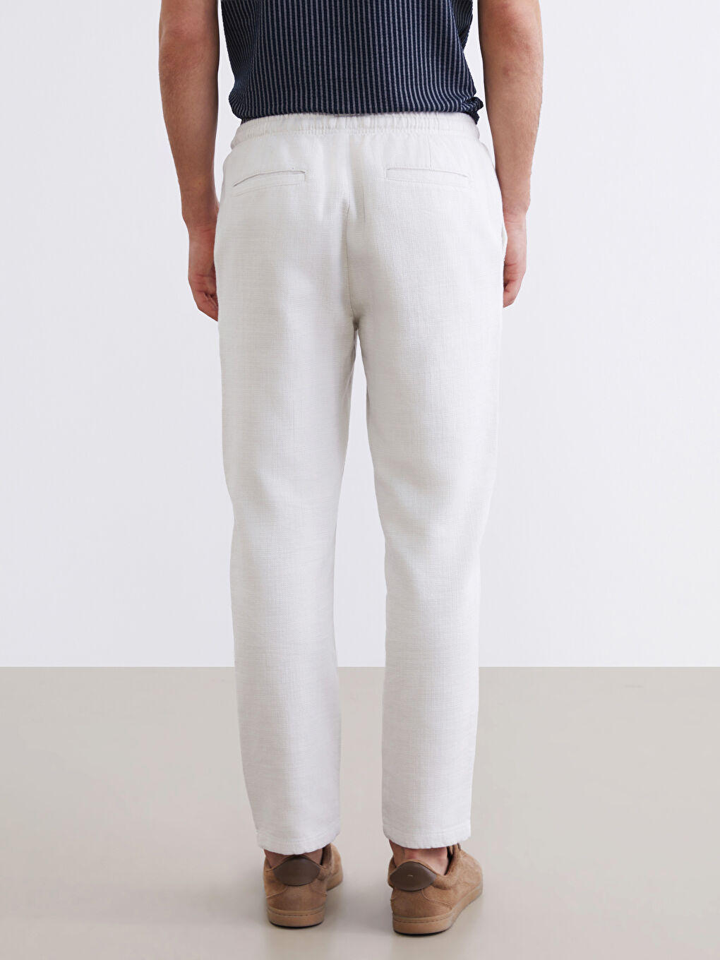 Standart Kalıp Gabardin Erkek Pantolon-4