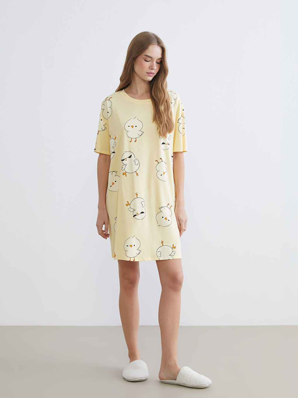 Женщины Жёлтый Ночная сорочка
