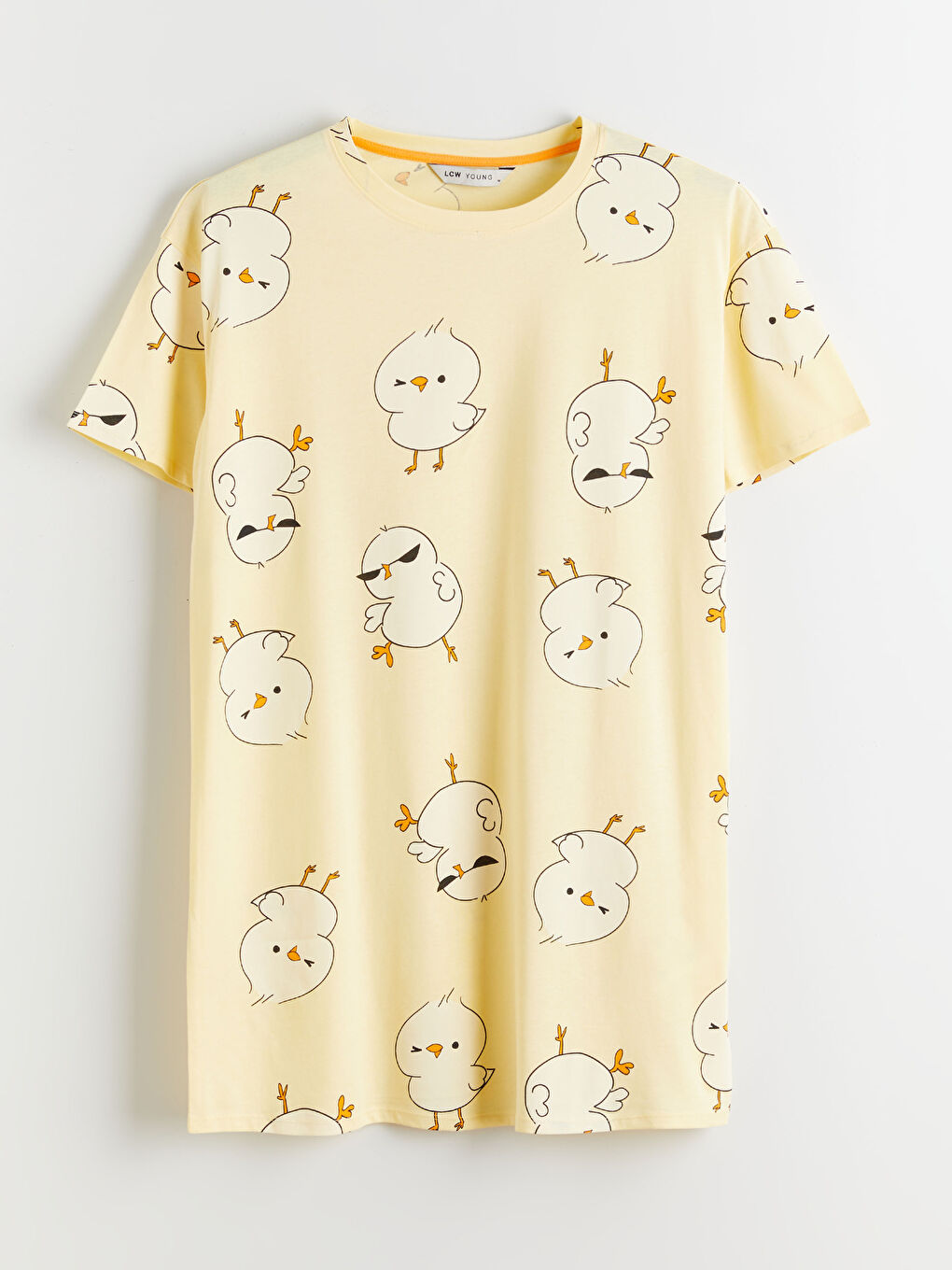 Женщины Жёлтый Ночная сорочка-4