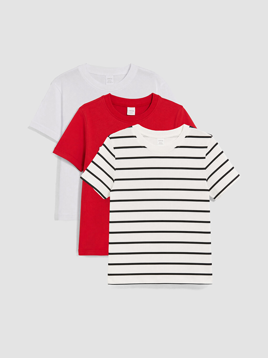 Crew Neck Boys' T-Shirt 3-Pack