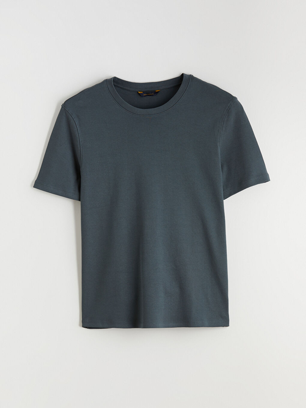 Yeşil Bisiklet Yaka Erkek Tişört-4