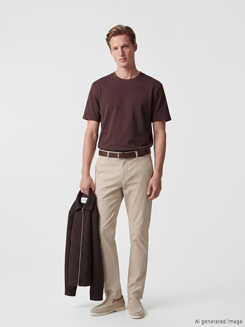 Regular Fit Thick Fabric T-shirt /03-1