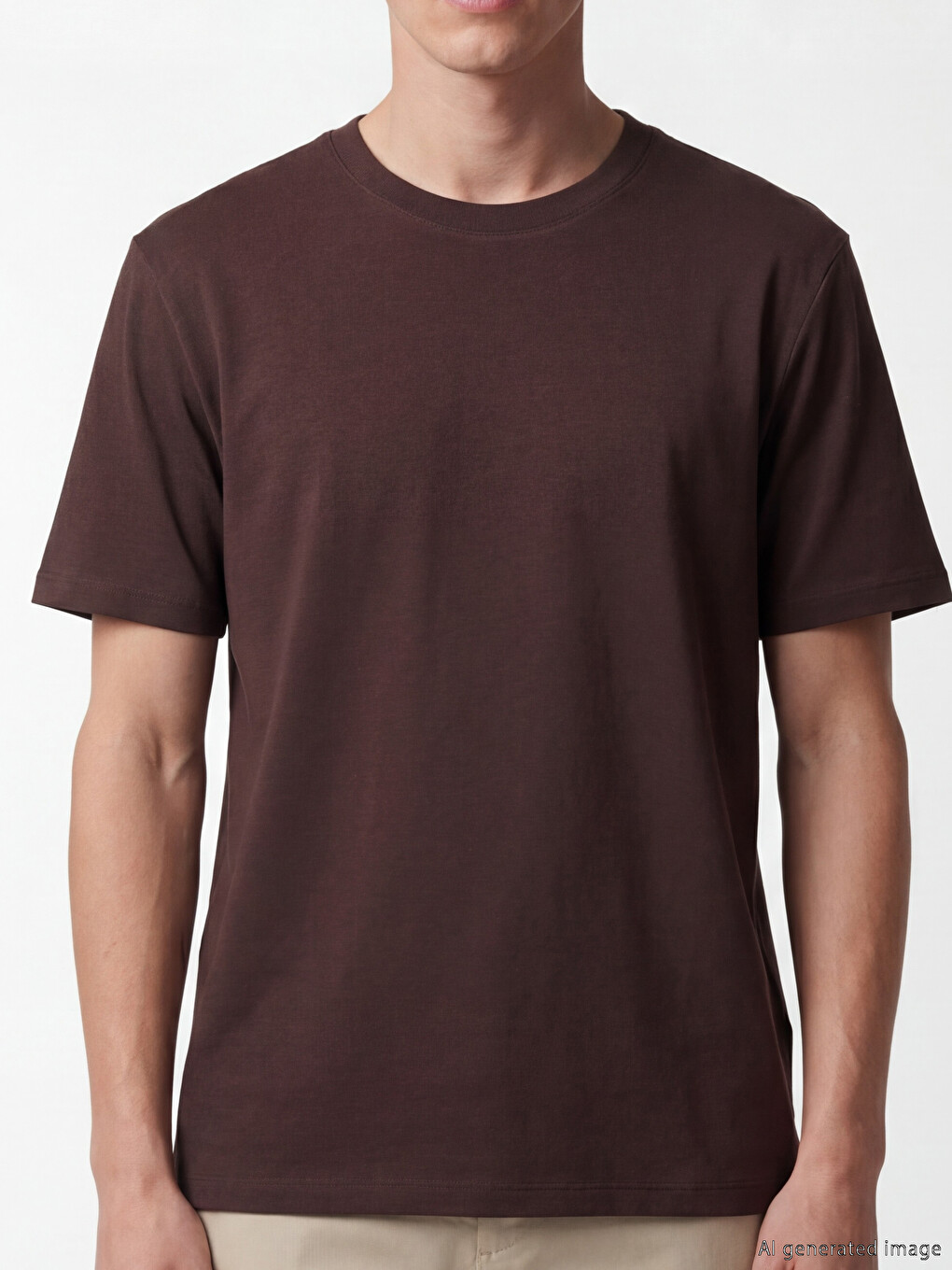 Regular Fit Thick Fabric T-shirt /03-2