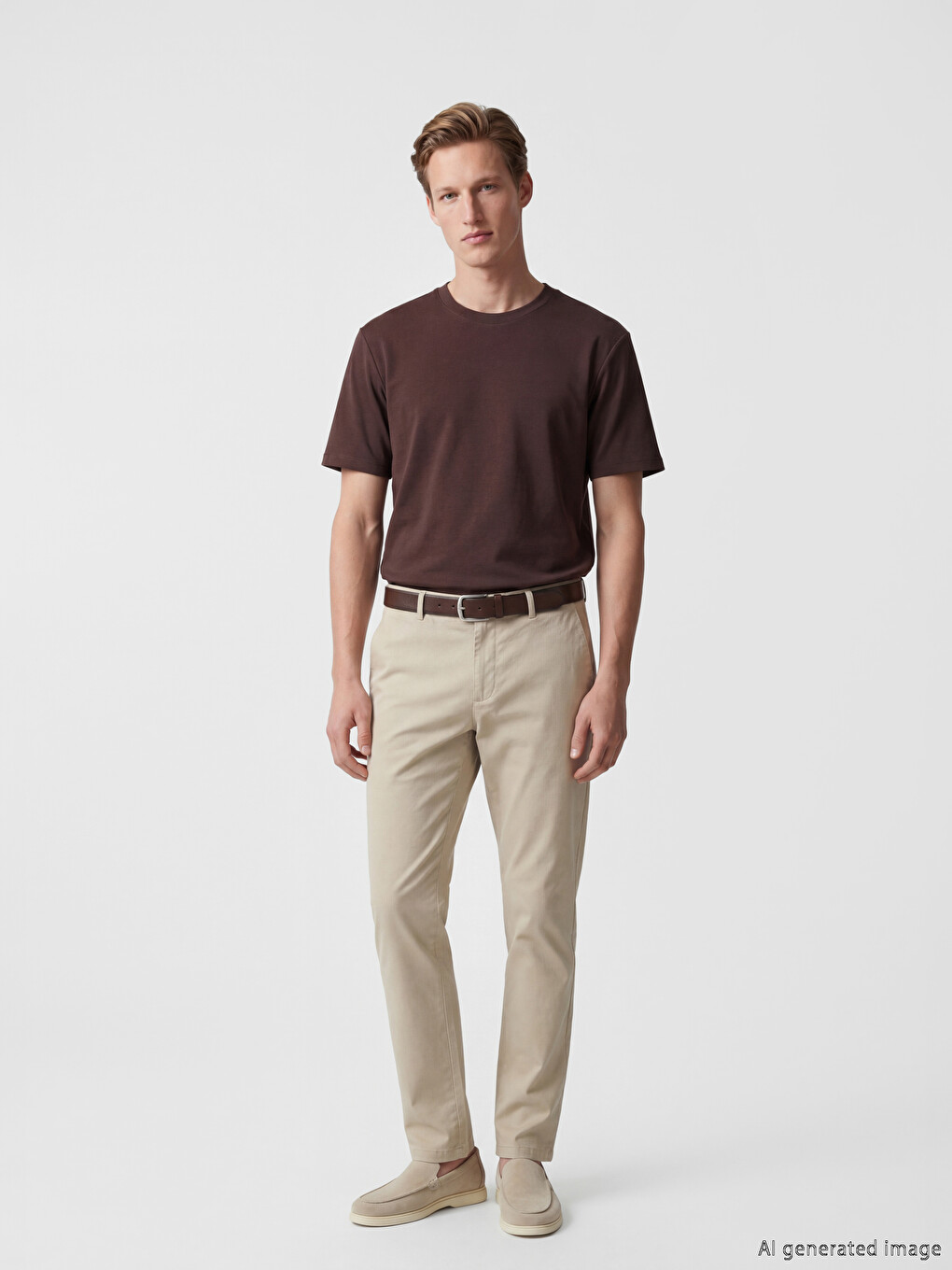 Regular Fit Thick Fabric T-shirt /03-3
