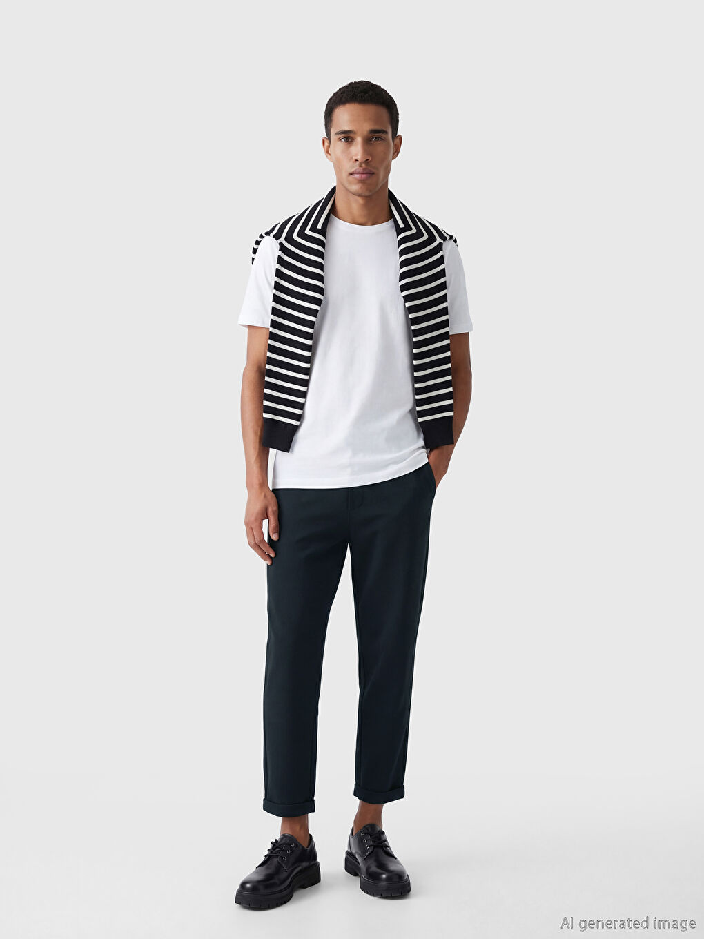 سروال رجالي بقصة عادية