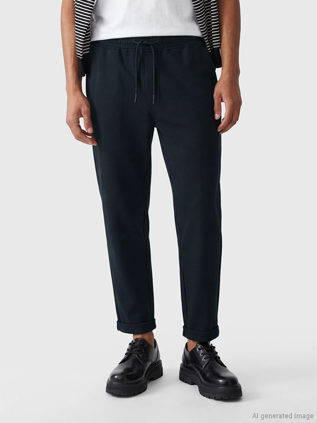 سروال رجالي بقصة عادية-1