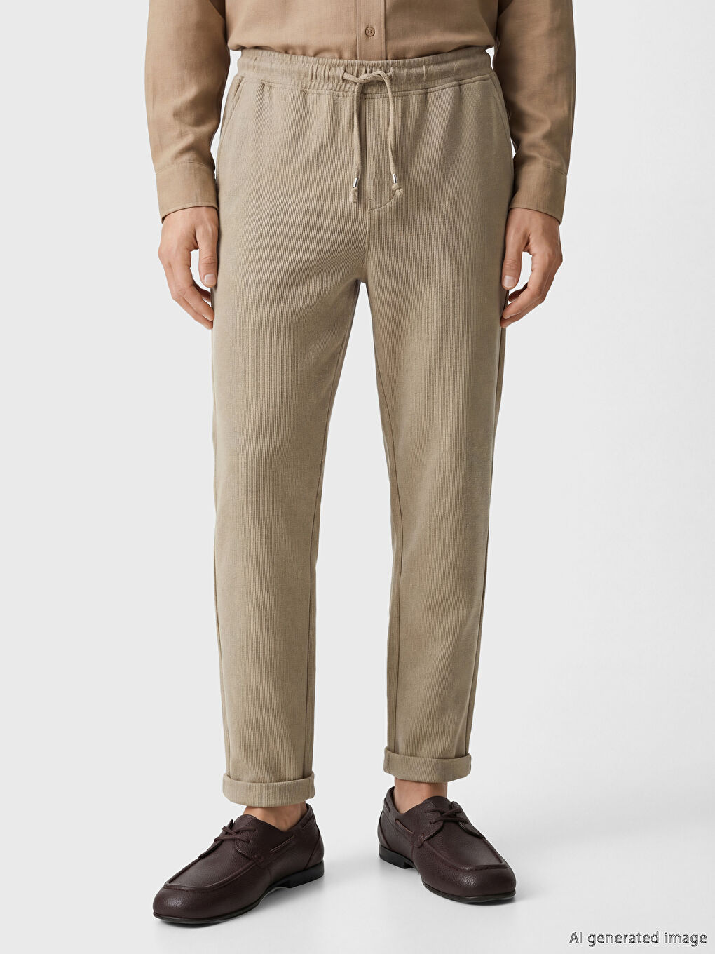 بنطلون رجالي بقصة عادية-1