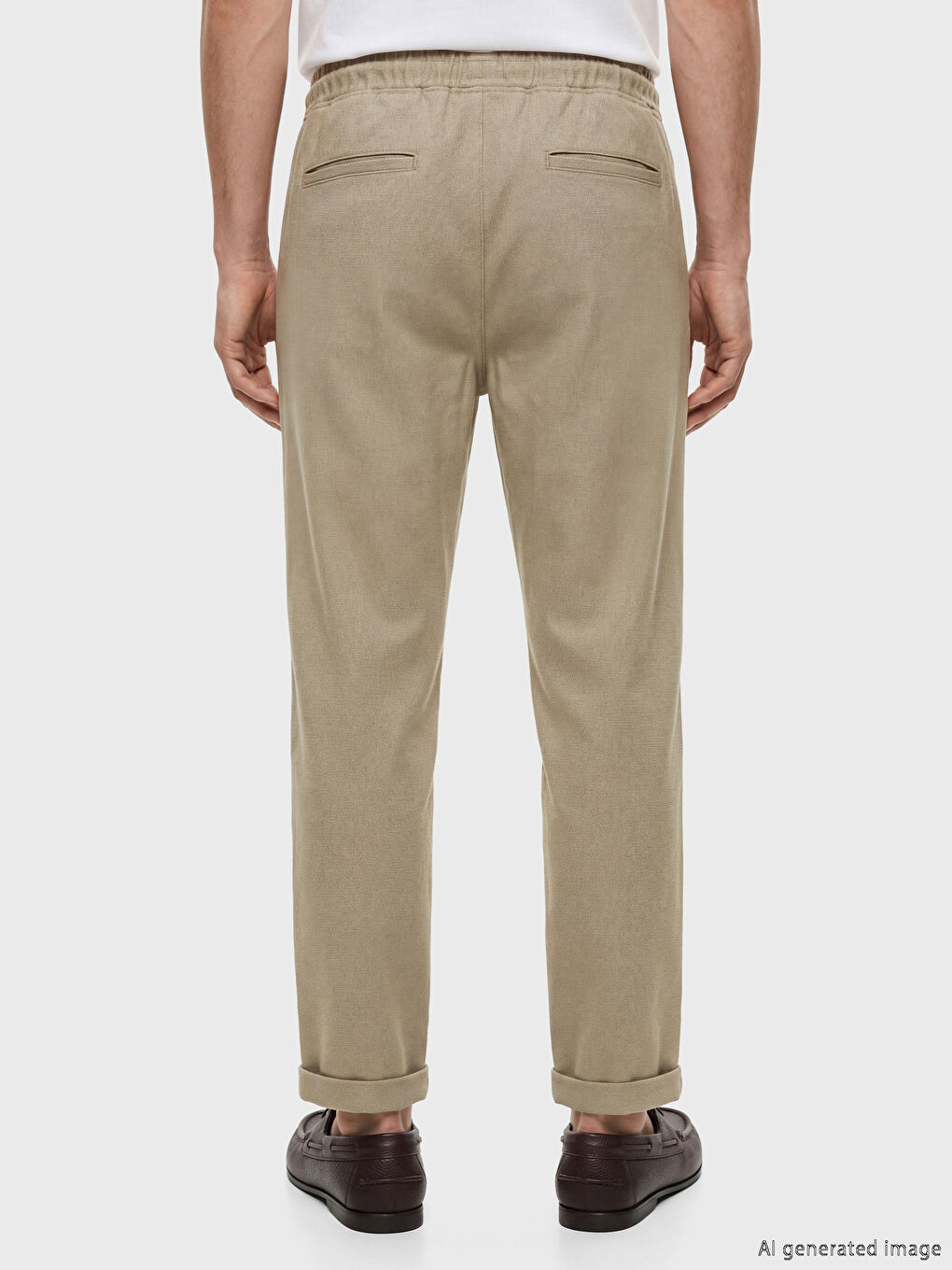 بنطلون رجالي بقصة عادية-3