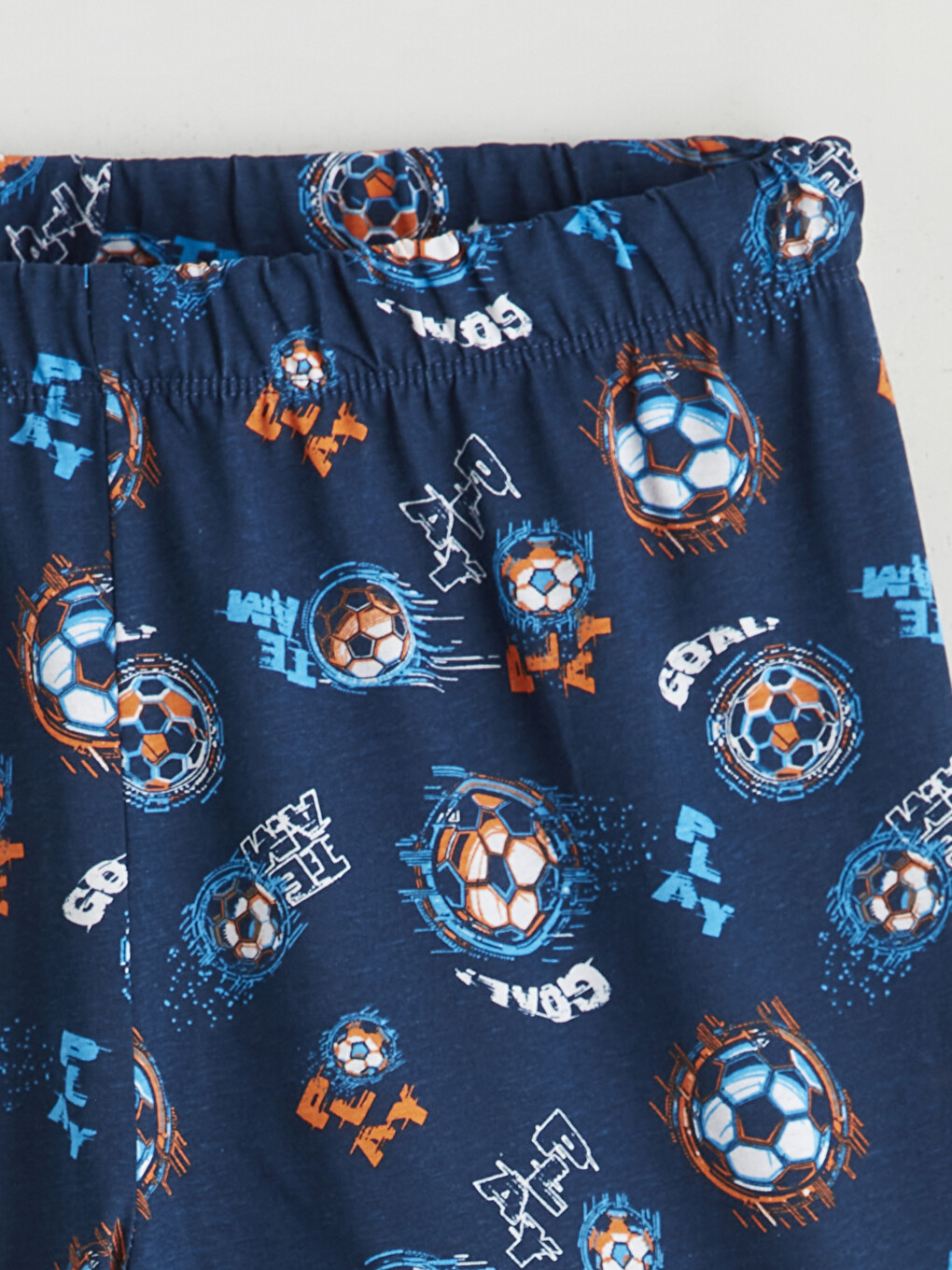 Lacivert Desenli Erkek Çocuk Pijama Şort-2