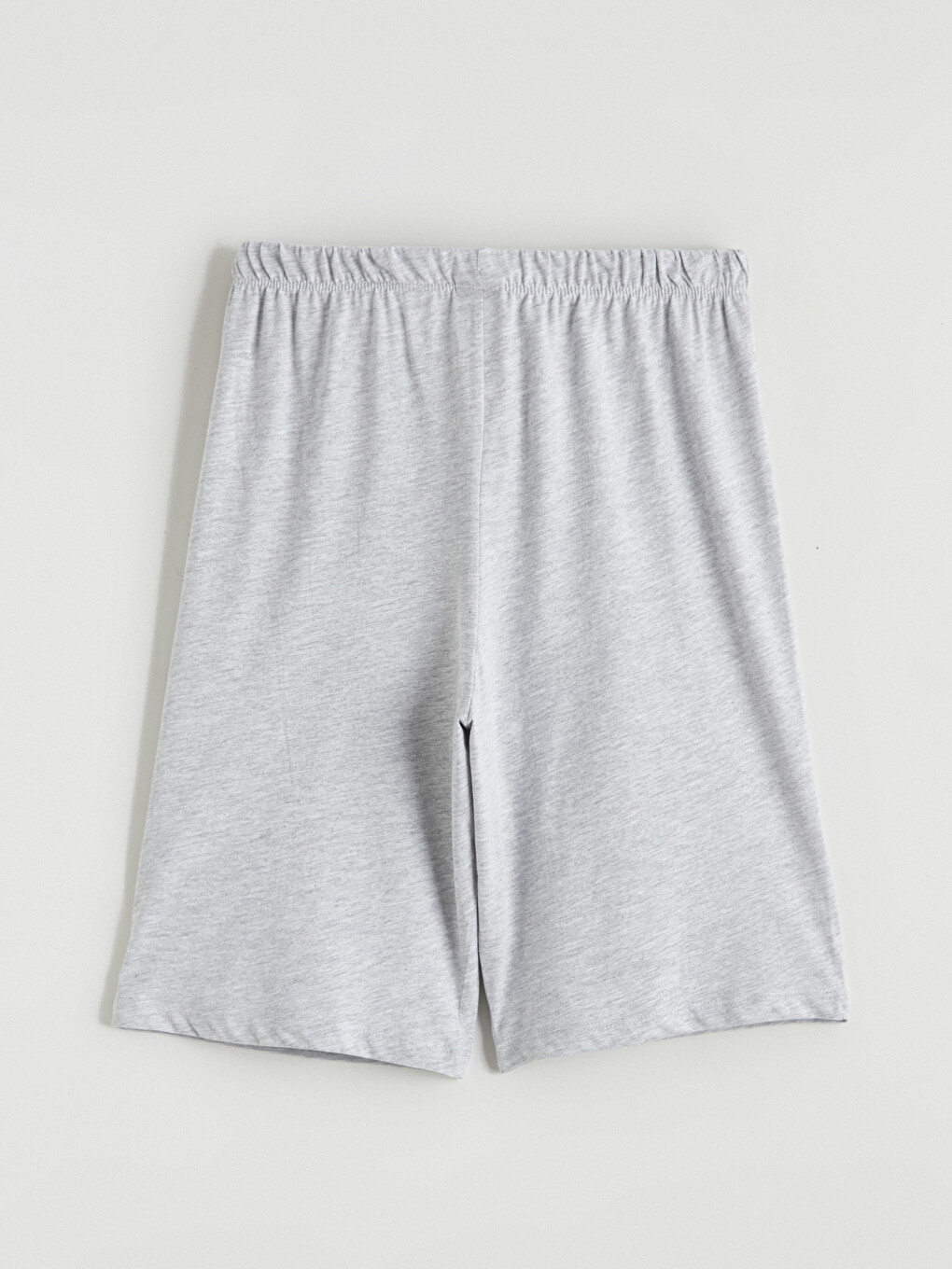 Gri Baskılı Erkek Çocuk Pijama Şort-1