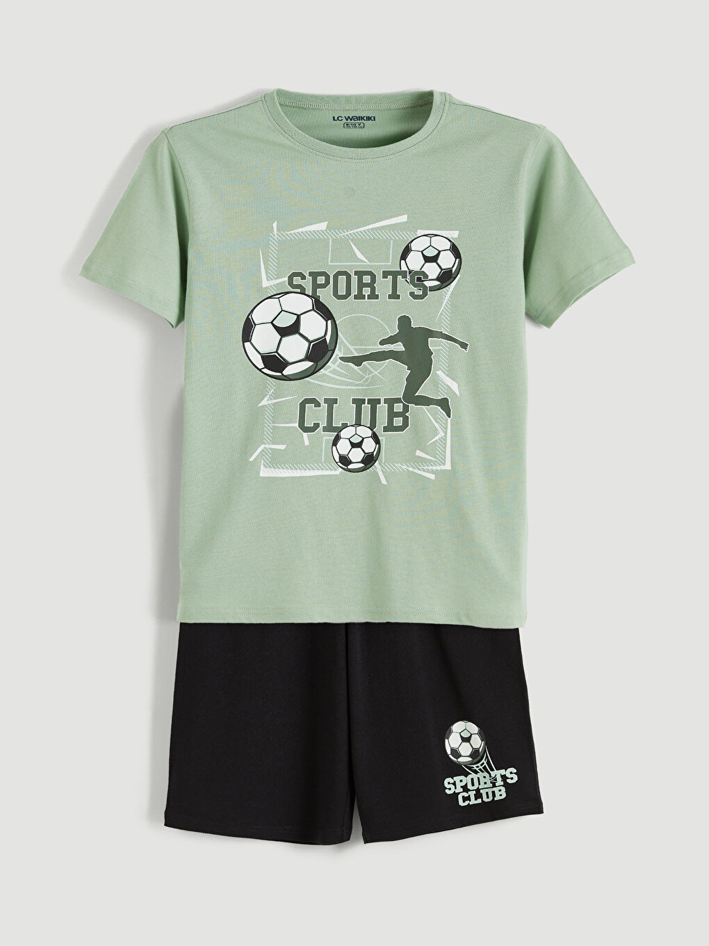 Boy GREEN Shortie Pyjama Set