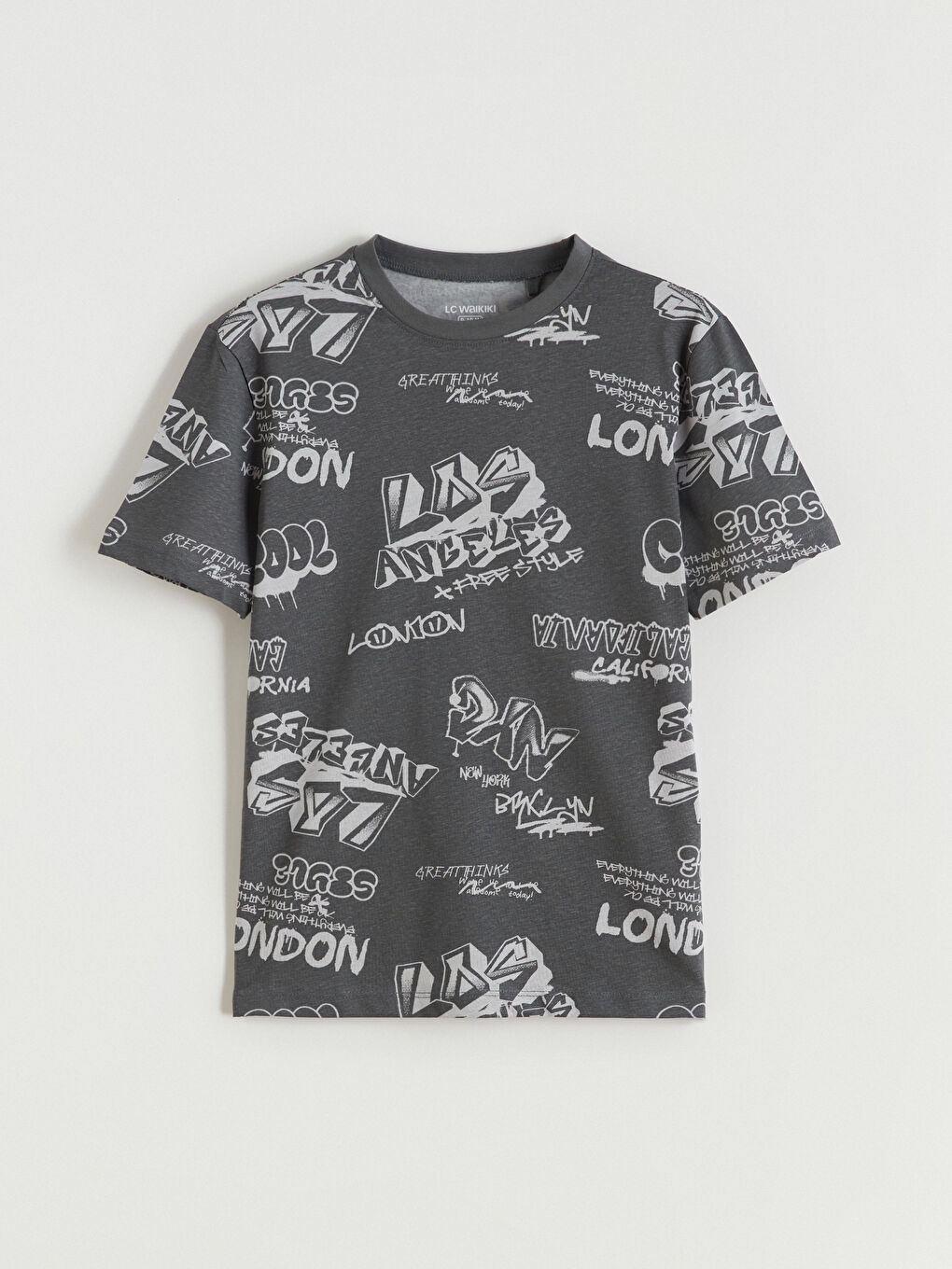 Boy GREY Shortie Pyjama Set-1