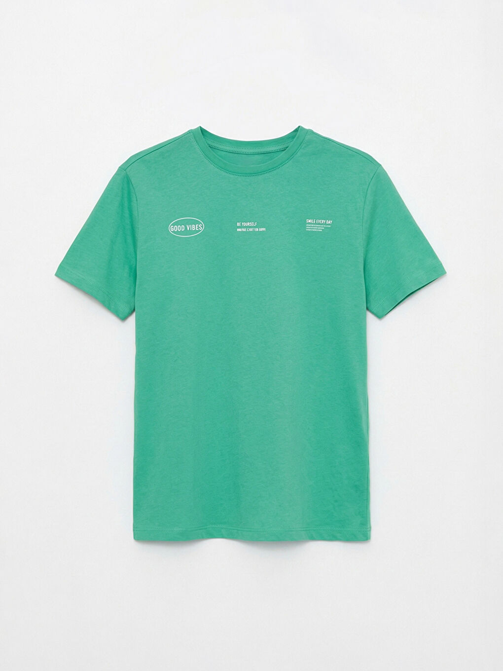 Yeşil Bisiklet Yaka Baskılı Erkek Çocuk Şortlu Pijama Takımı-1