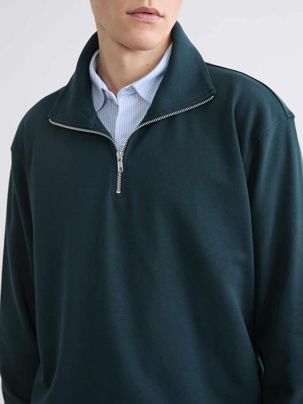 كنزة رياضية بياقة بولو للرجال-4