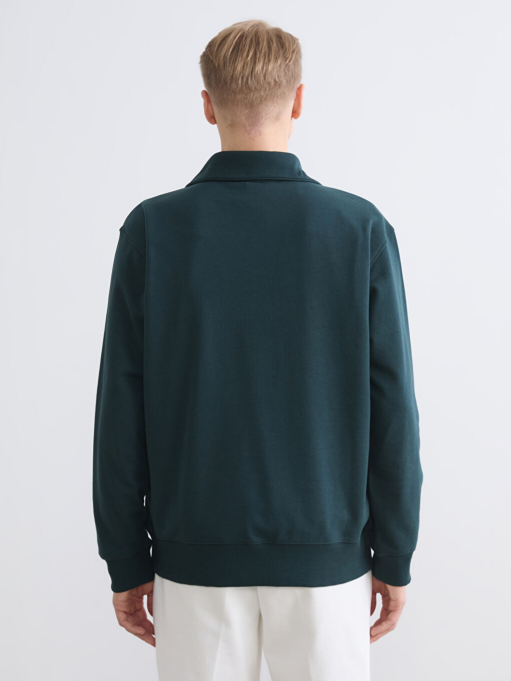 كنزة رياضية بياقة بولو للرجال-5