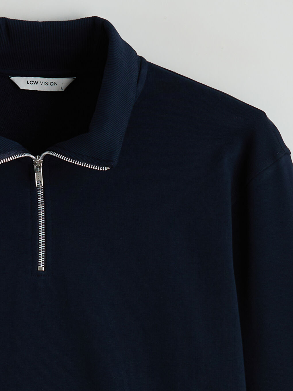 Polo Neck Men's Sweatshirt-5