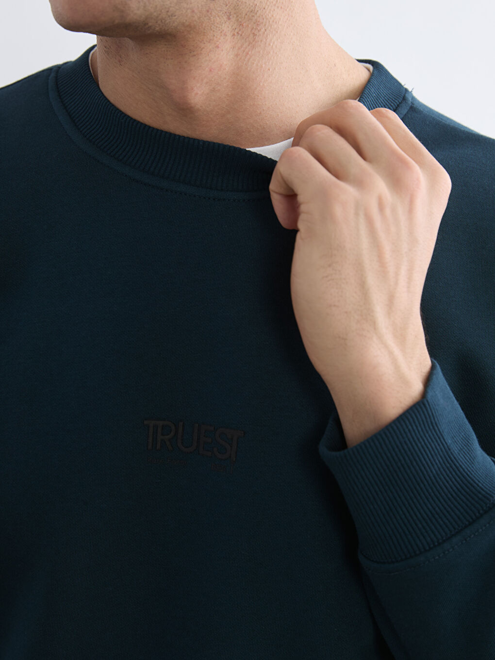 Crew Neck Men's Sweatshirt-2