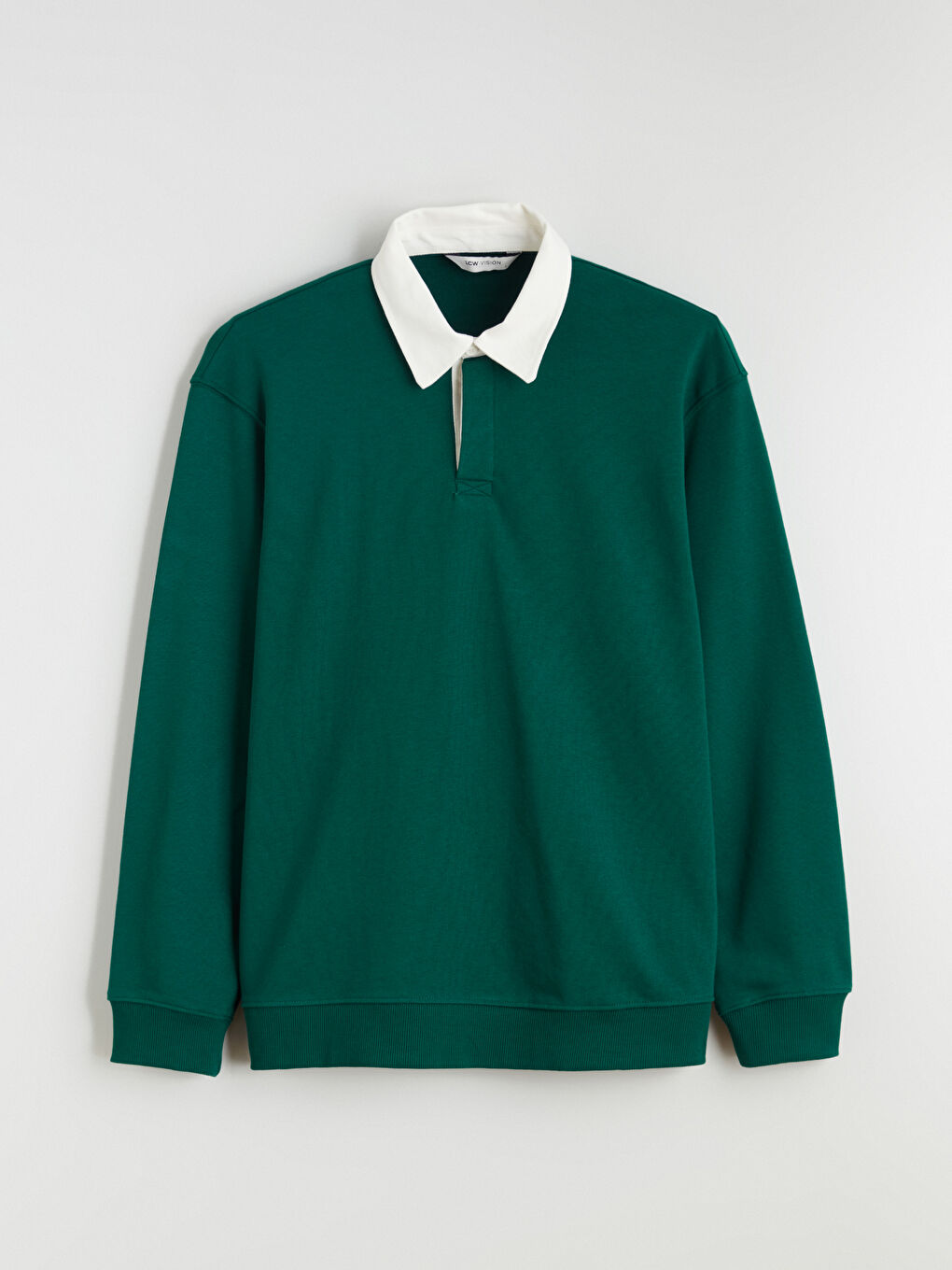 Polo Neck Men's Sweatshirt-4