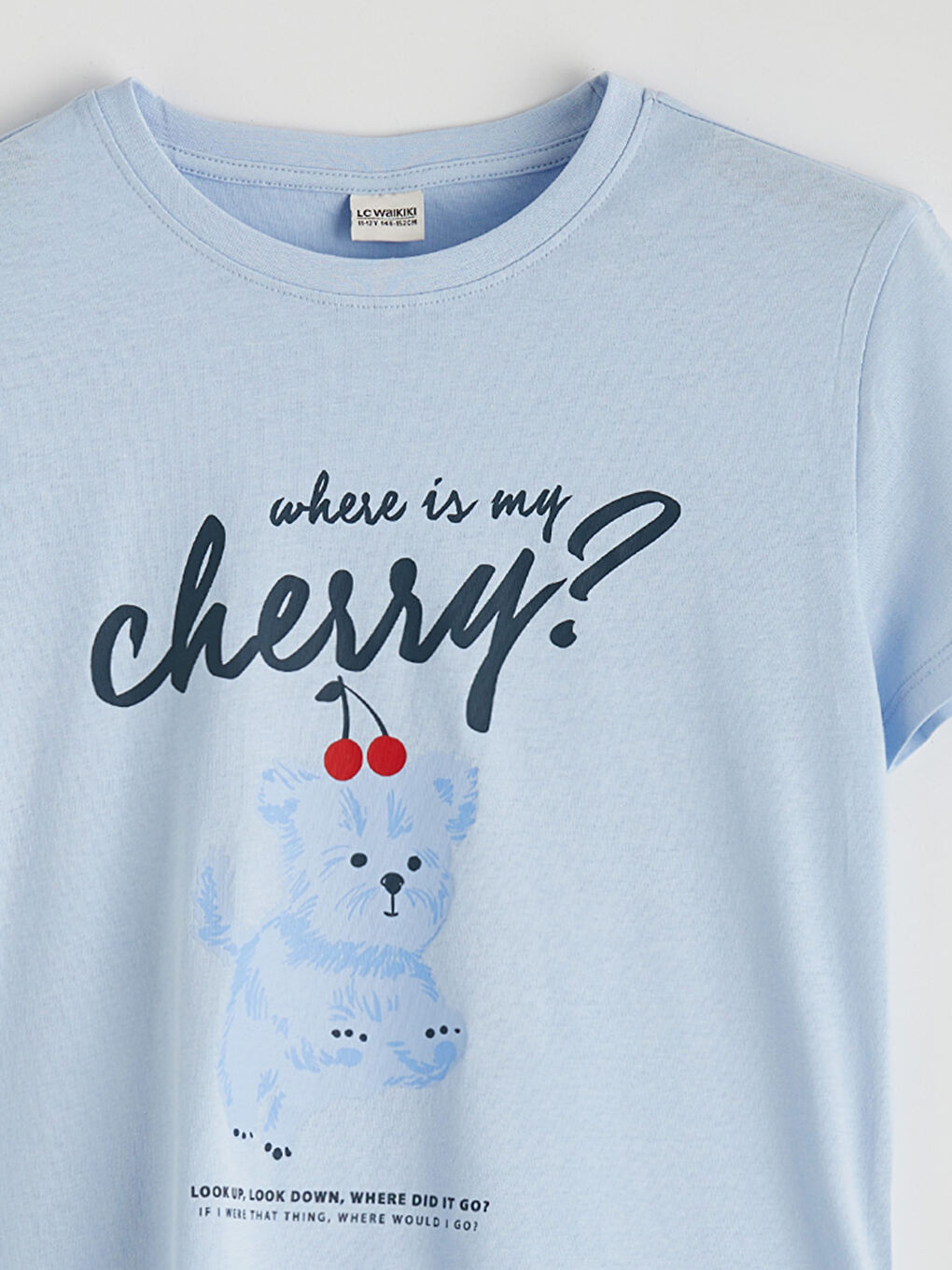 Қыздар көгілдір Футболка-2