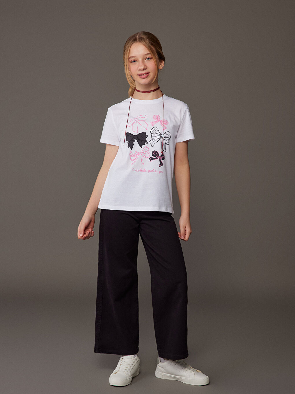 Djevojka BIJELA Majica kratkih rukava-1