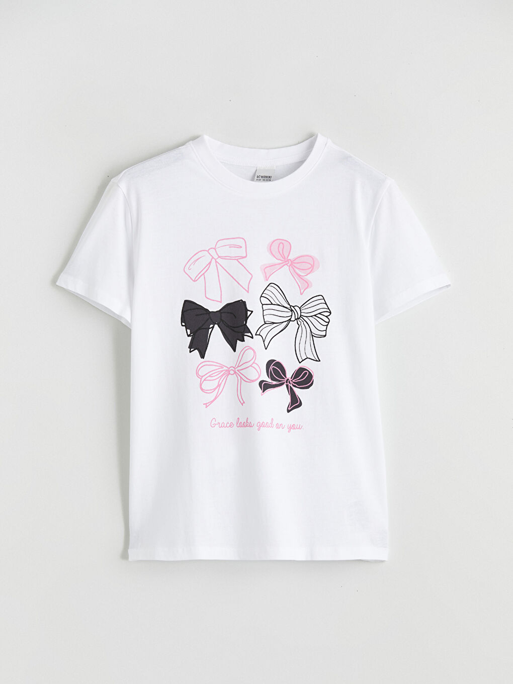 Djevojka BIJELA Majica kratkih rukava-2