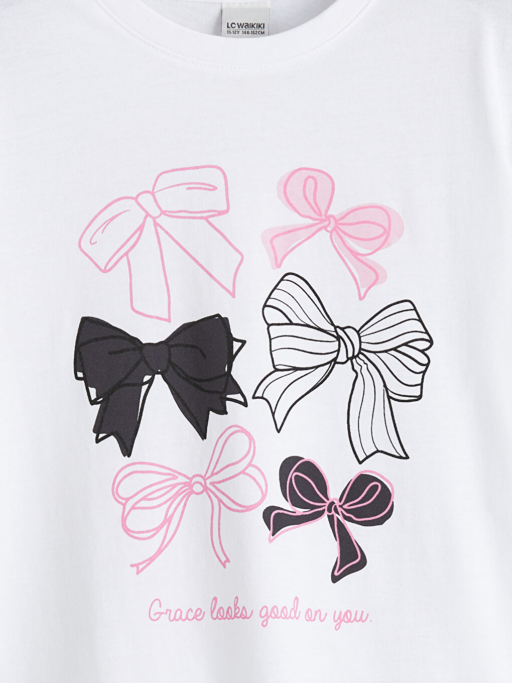 Djevojka BIJELA Majica kratkih rukava-3