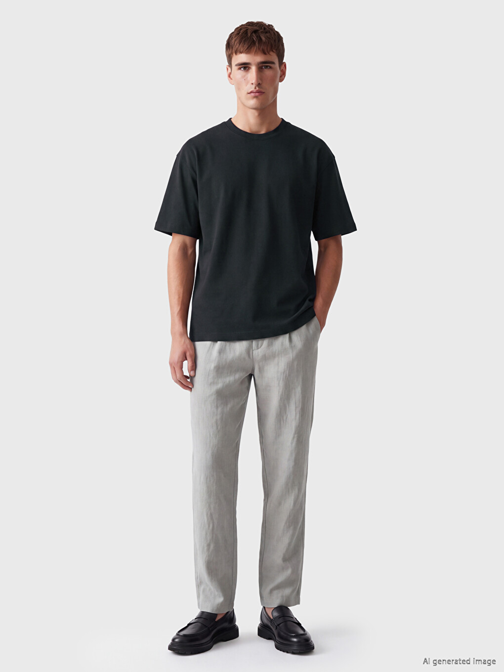 Crew Neck Men's T-shirt-1