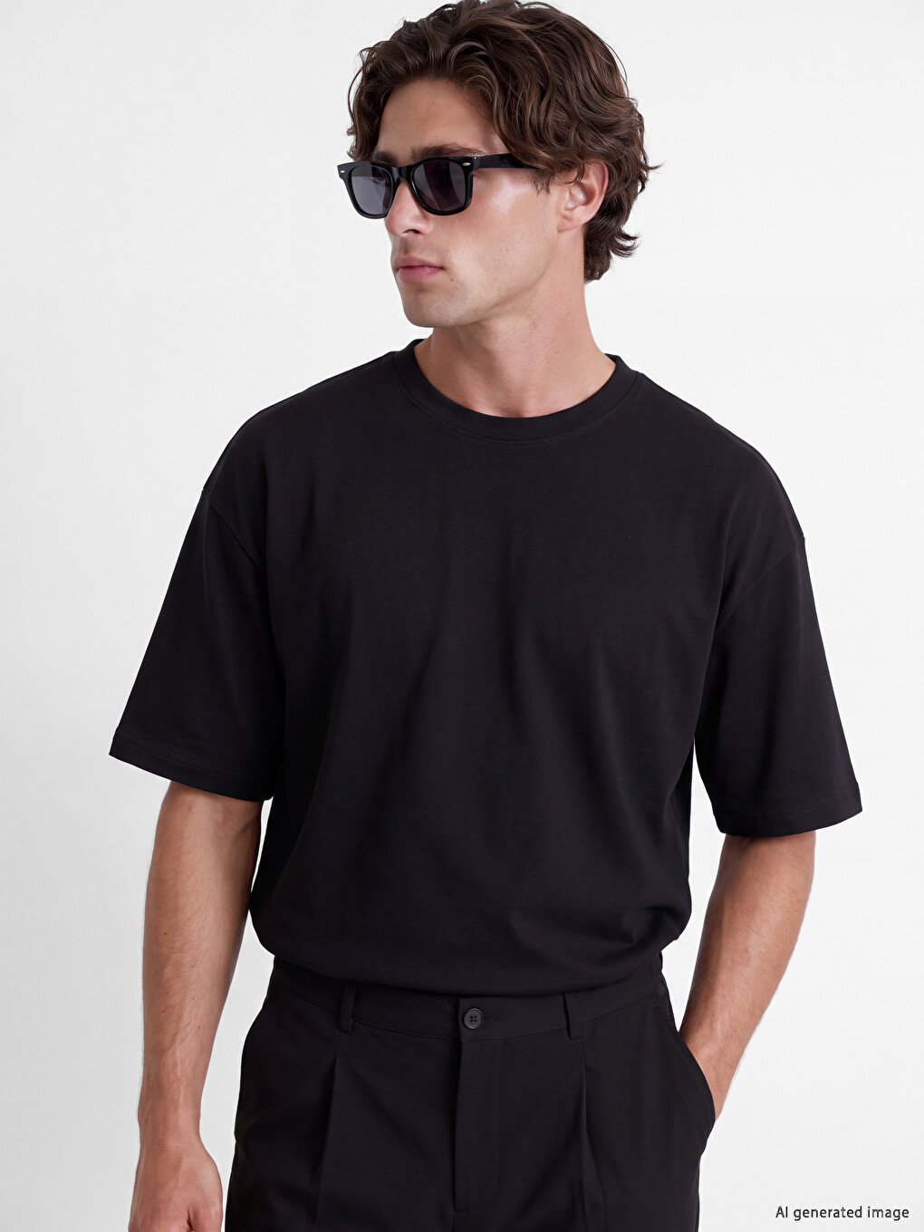 Loose Fit Fluid Fabric T-shirt /04