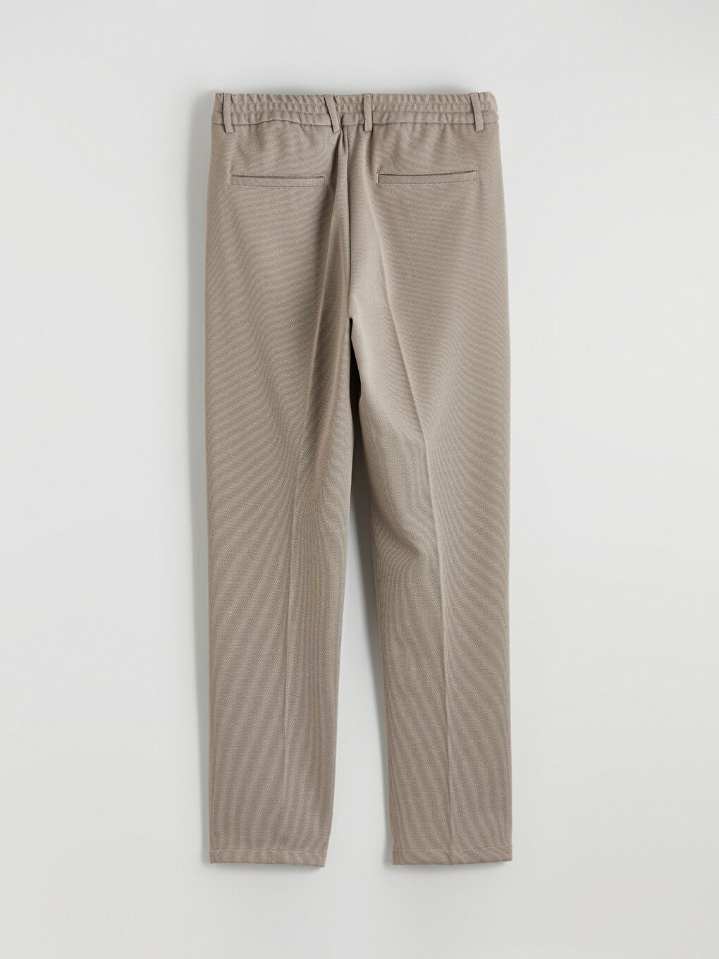 Bej Standart Kalıp Erkek Pantolon-6