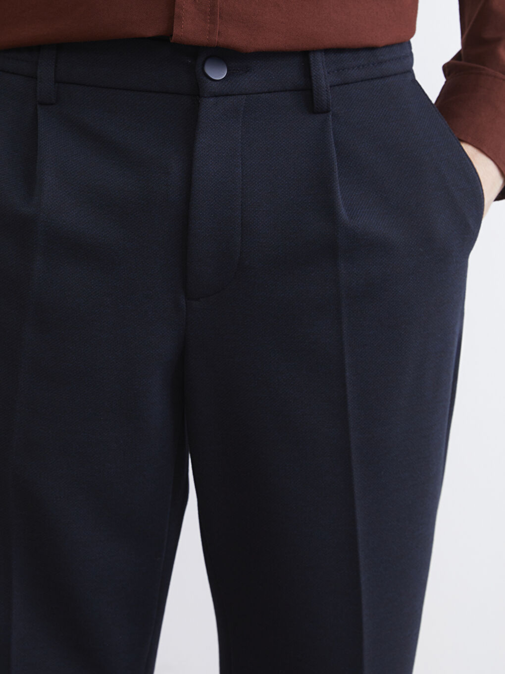 Lacivert Standart Fit Erkek Pantolon-2