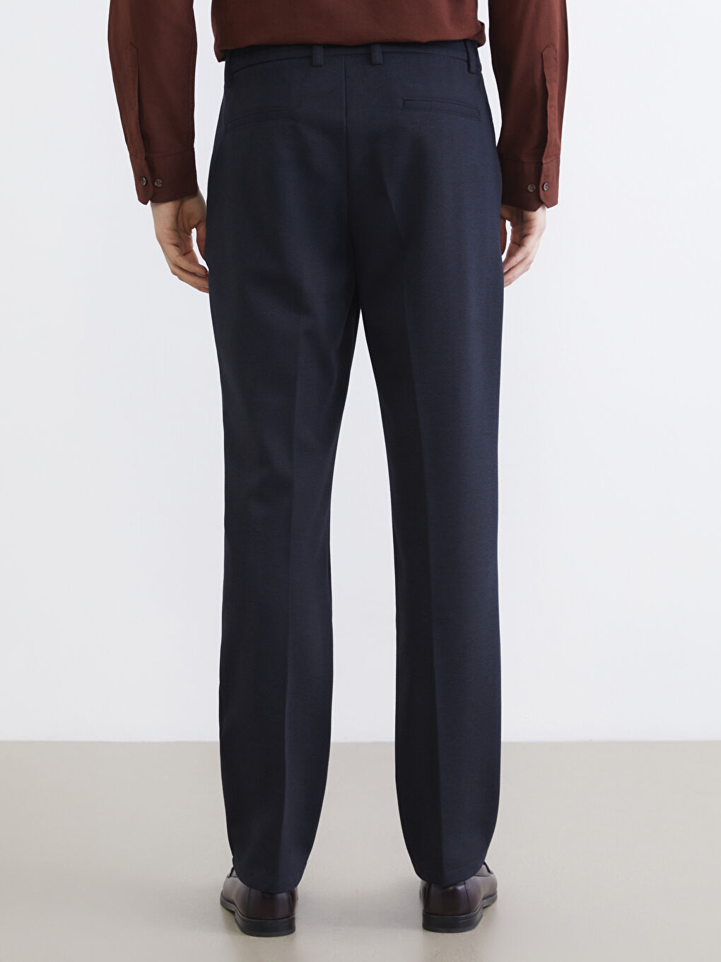 Lacivert Standart Fit Erkek Pantolon-3