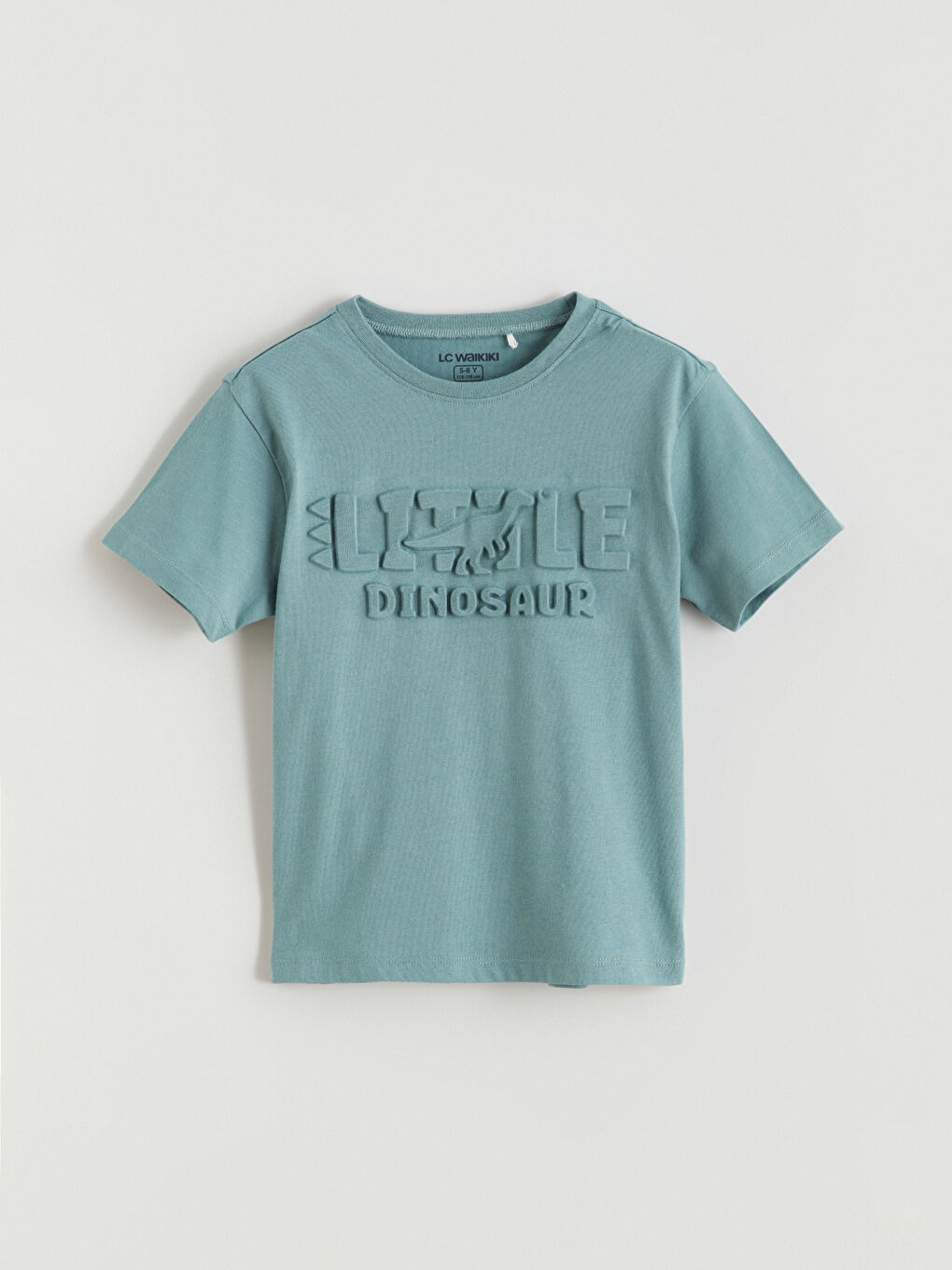 Yeşil Dinozor Baskılı Erkek Çocuk Pijama Üst