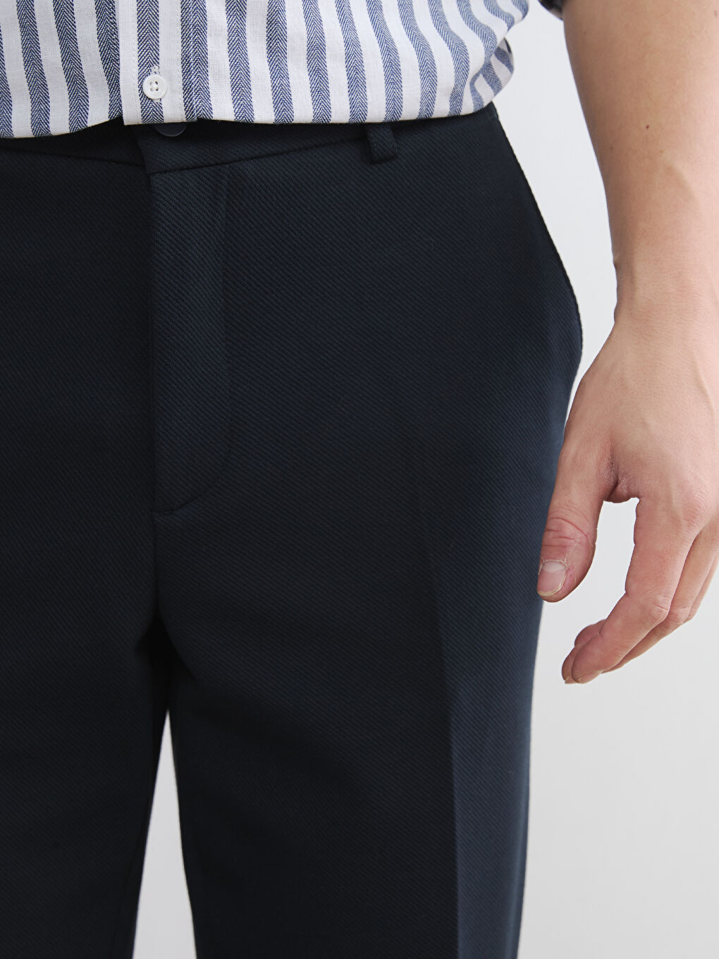 Lacivert Standart Fit Erkek Pantolon-2