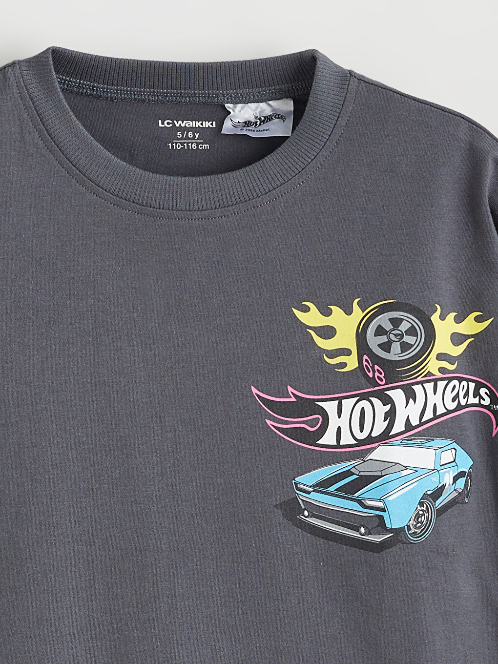 تيشيرت انثراسايت / رمادي داكن ولد-2