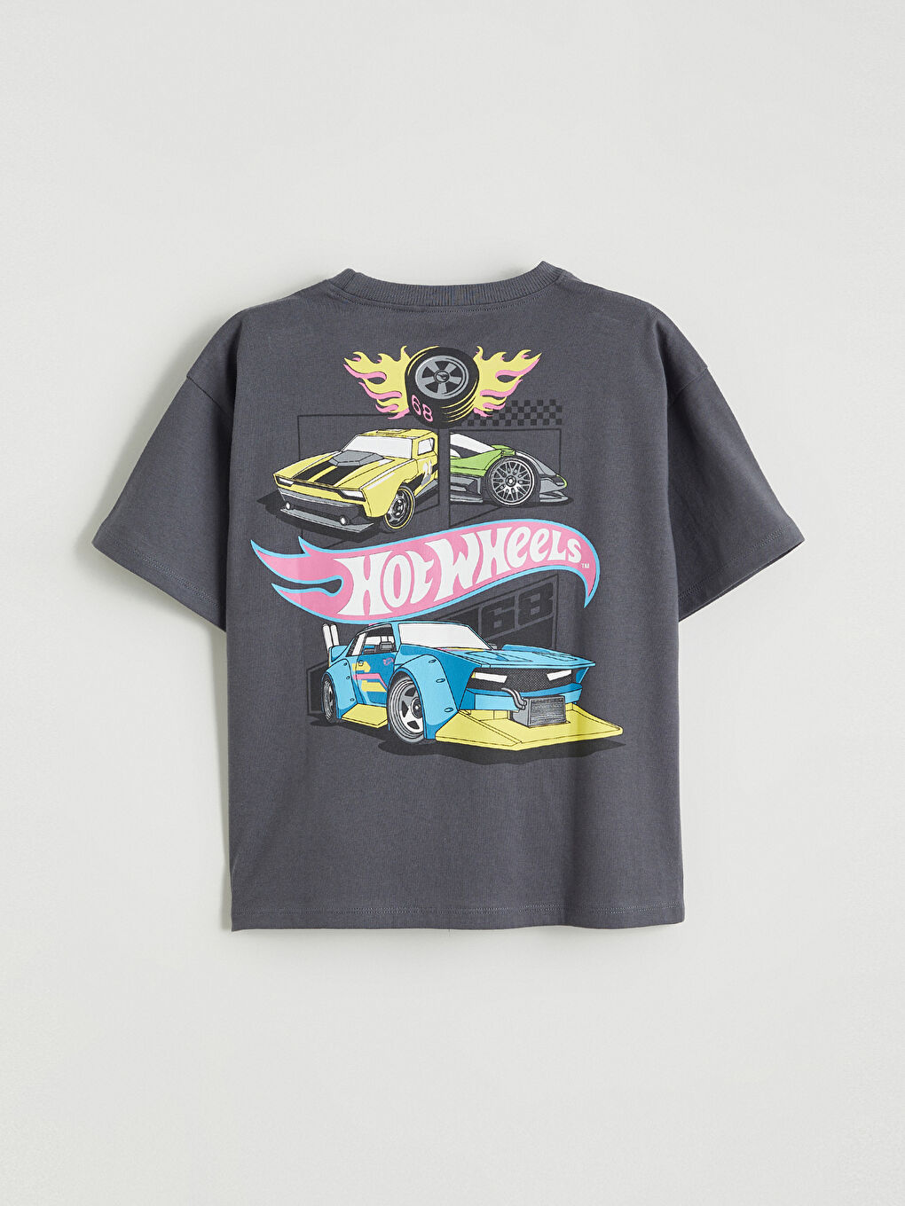 تيشيرت انثراسايت / رمادي داكن ولد-3