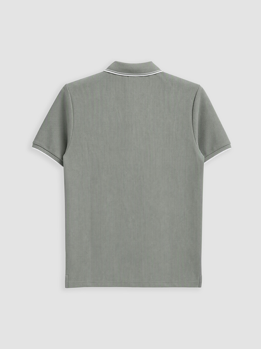 Polo Collar Pique Men's T-shirt-2