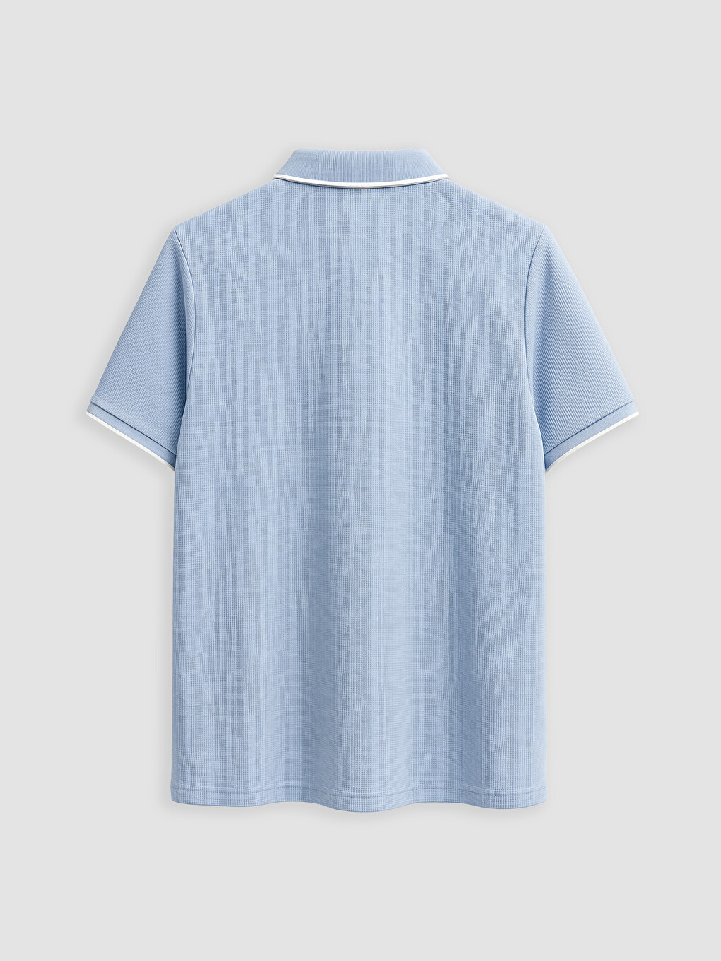 Polo Collar Pique Men's T-shirt-2