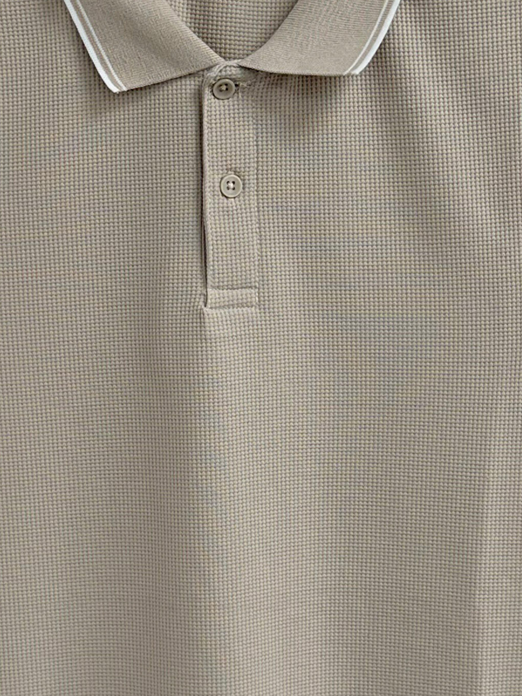 Polo Collar Pique Men's T-shirt-1