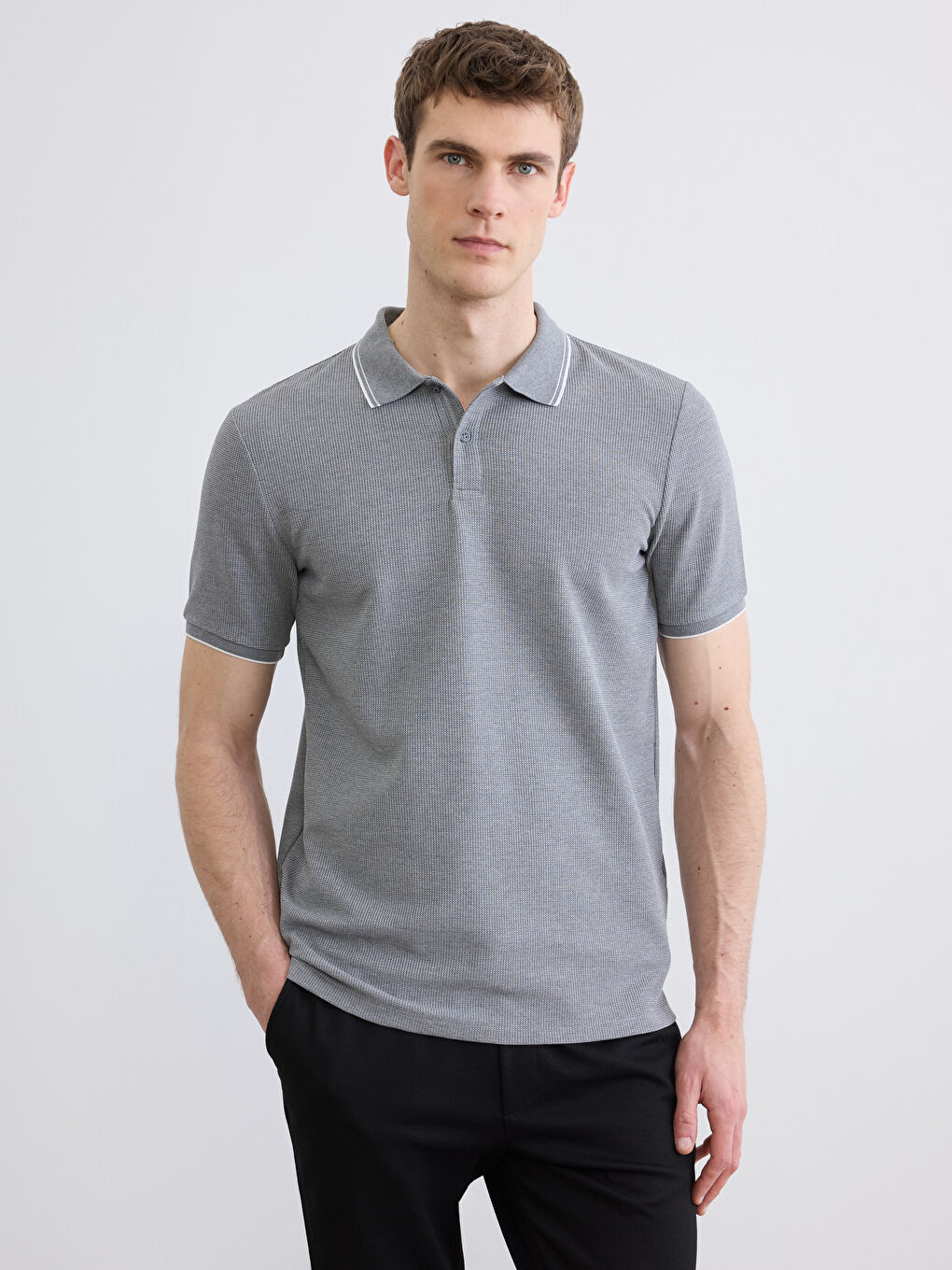 Pique Men's Polo Collar T-Shirt