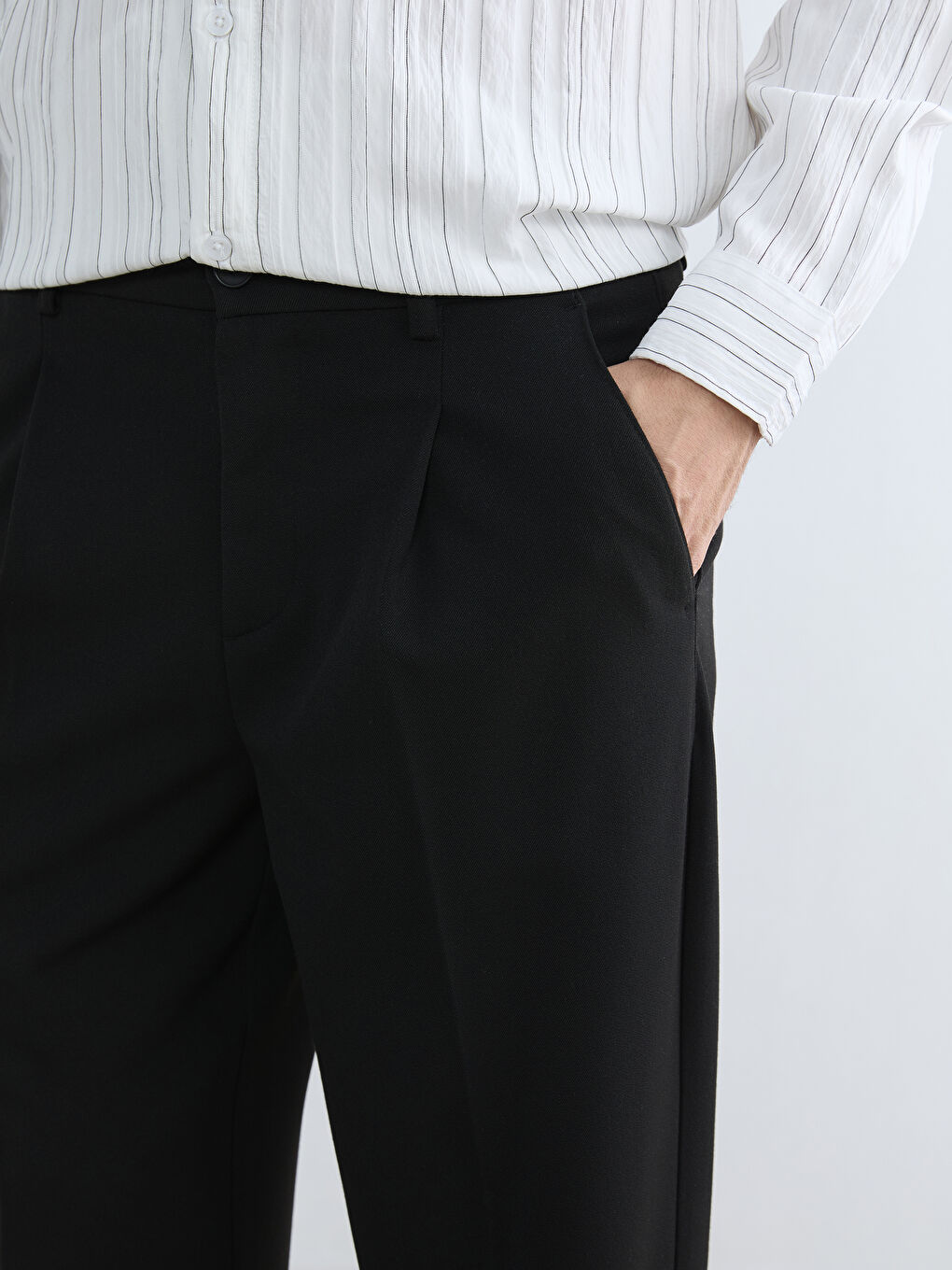 Relaxed Fit Men's Trousers-2