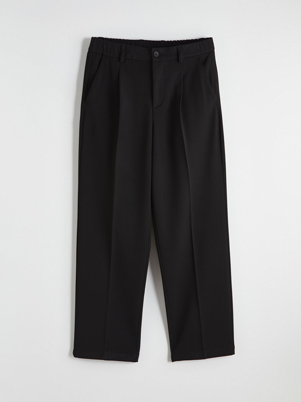 Siyah Bol Fit Erkek Pantolon