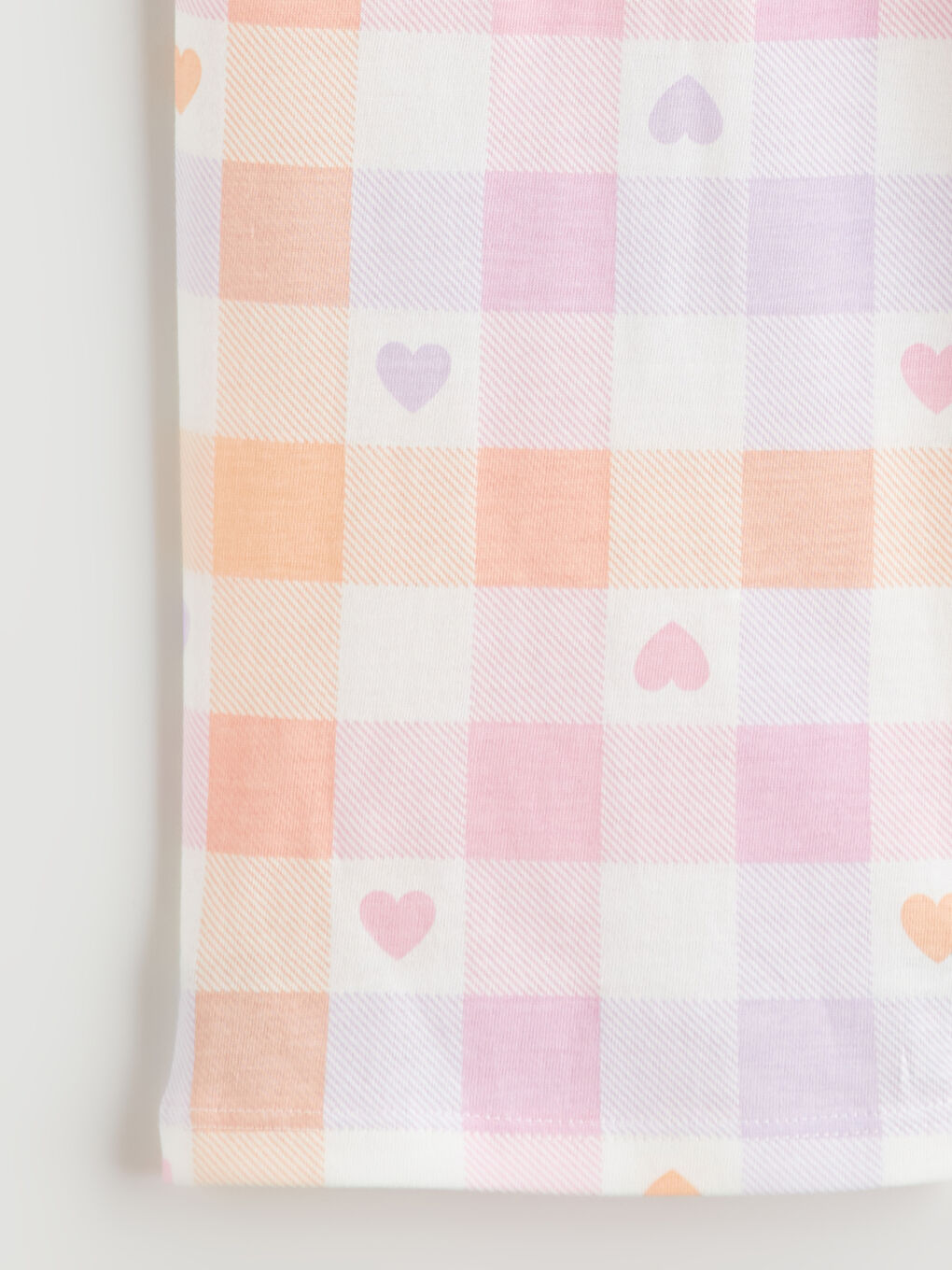 Қыздар ақ Пижама жинағы-5